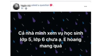học sinh lớp 5, lớp 6 lộ clip