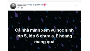 học sinh lớp 5, lớp 6 lộ clip